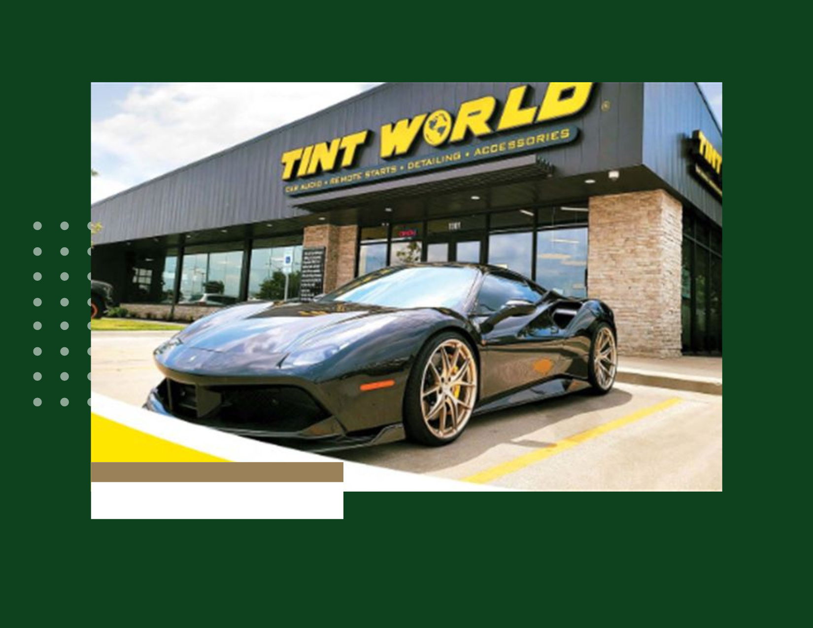 Existing Tint World For Sale - Auto & Marine Styling Center