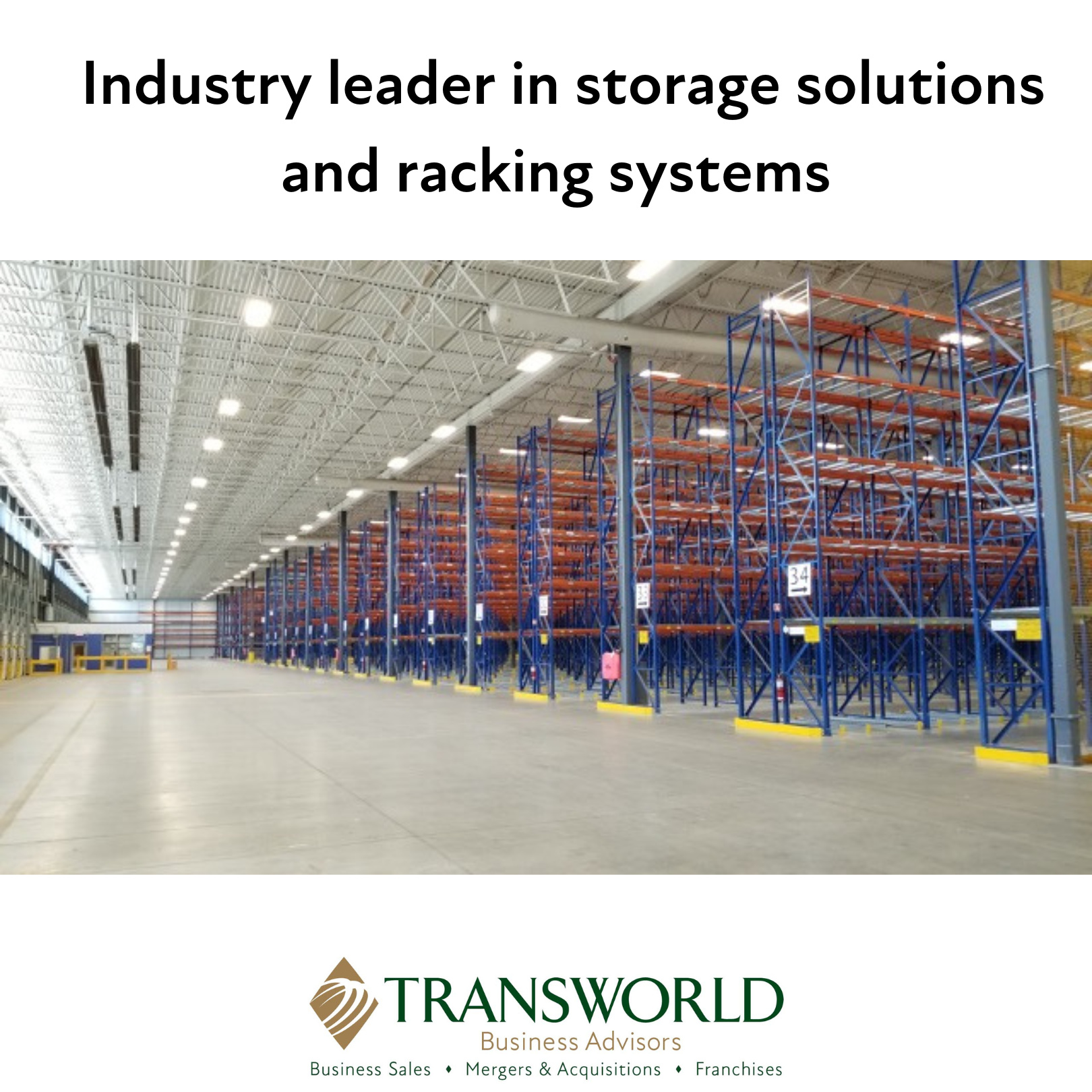 Industry leader in storage solutions and racking systems 