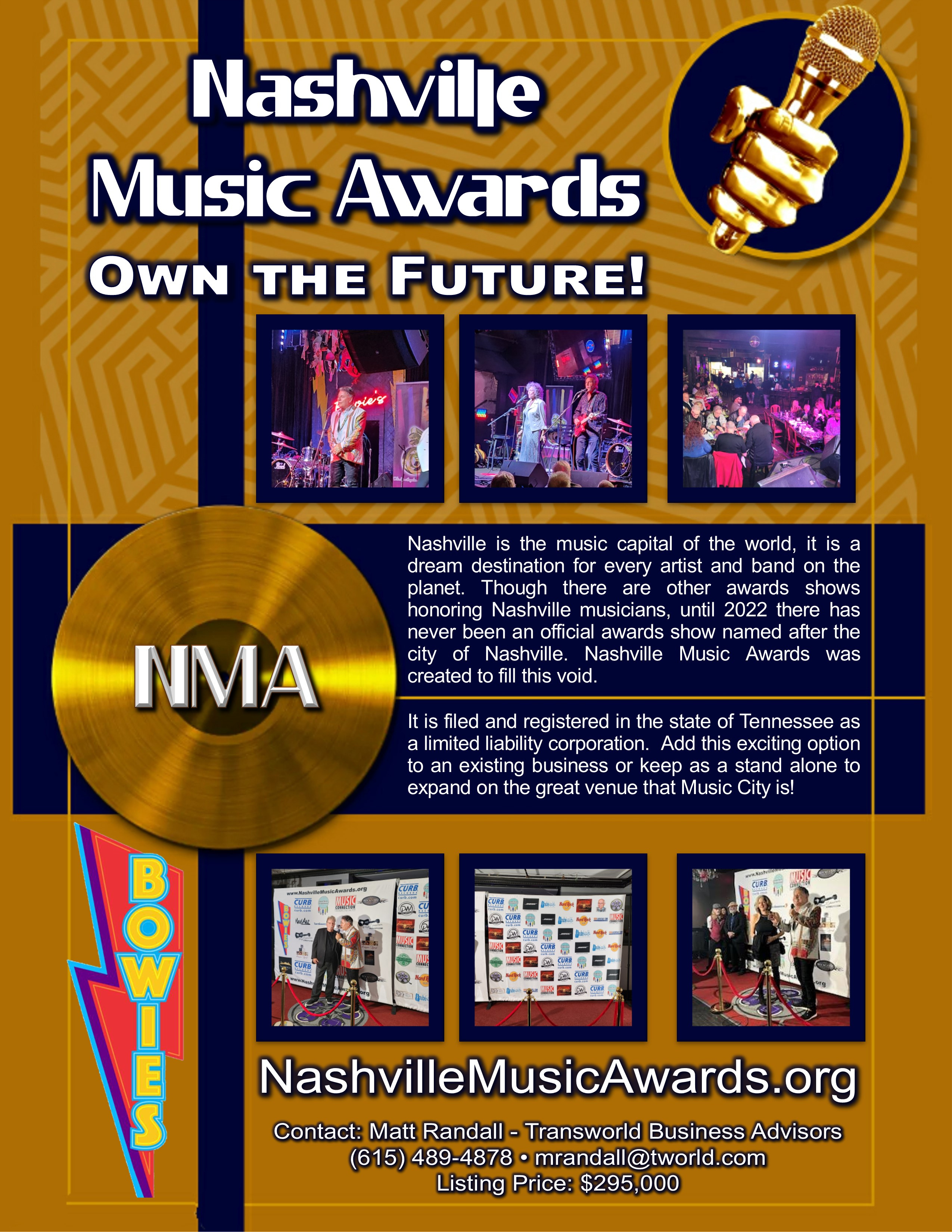 Nashville Music Awards. Own the Future!
