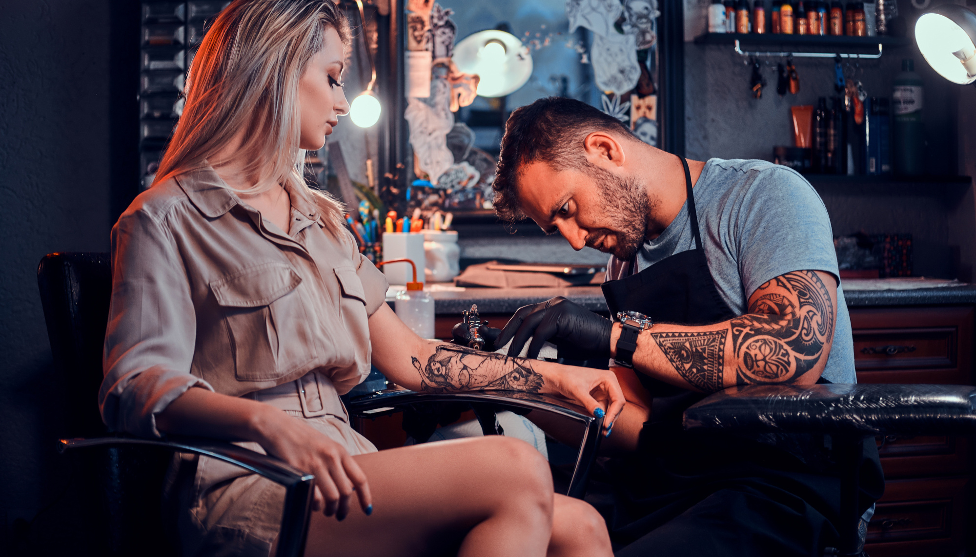 Upscale Tattoo Studio: Semi-Absentee, Professional, Top Rated!