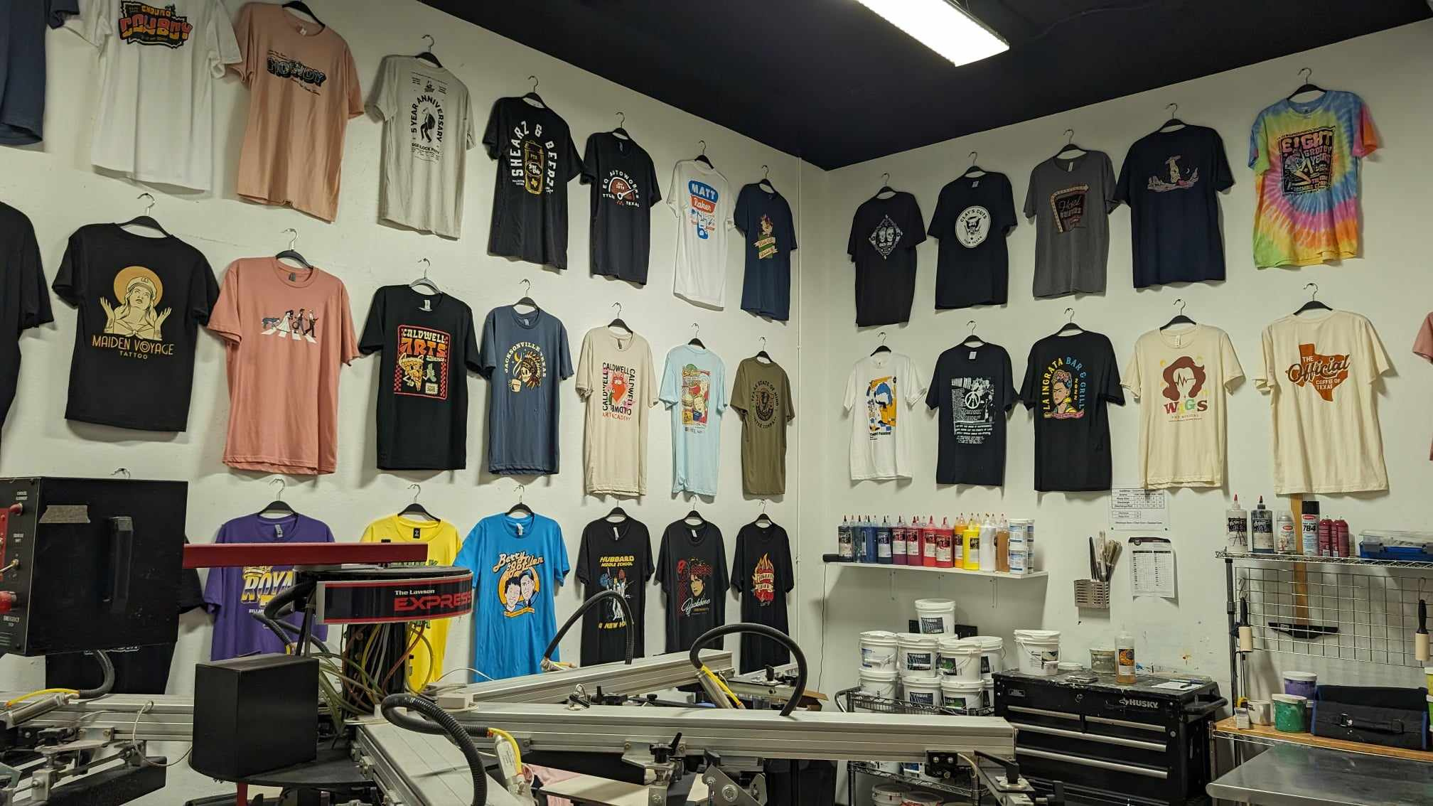 Custom Screen Printing Operation for Sale With Great Margins!