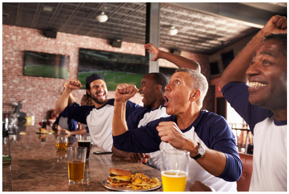 Sports Bar & Grill with Indoor & Outdoor Sporting Activities