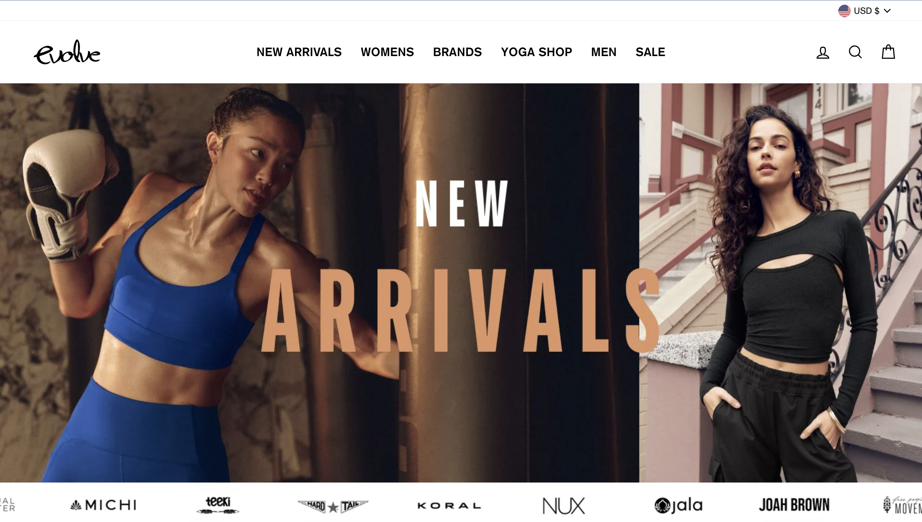 Popular Activewear Ecom Business - Evolve