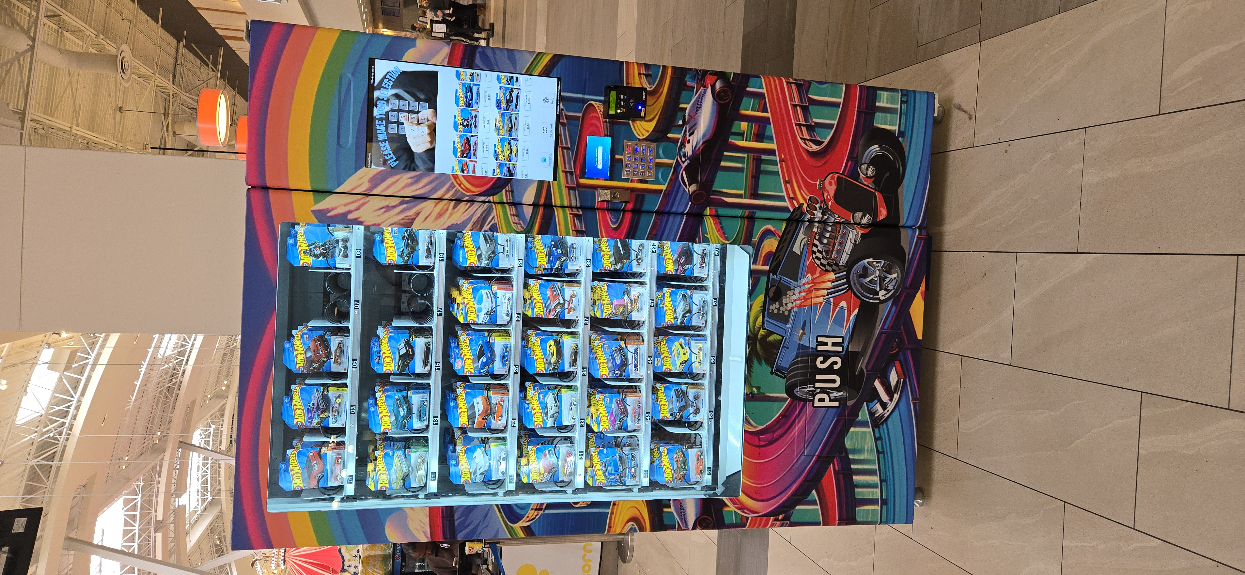 This Hot Wheels Vending Machine Route Is Absentee