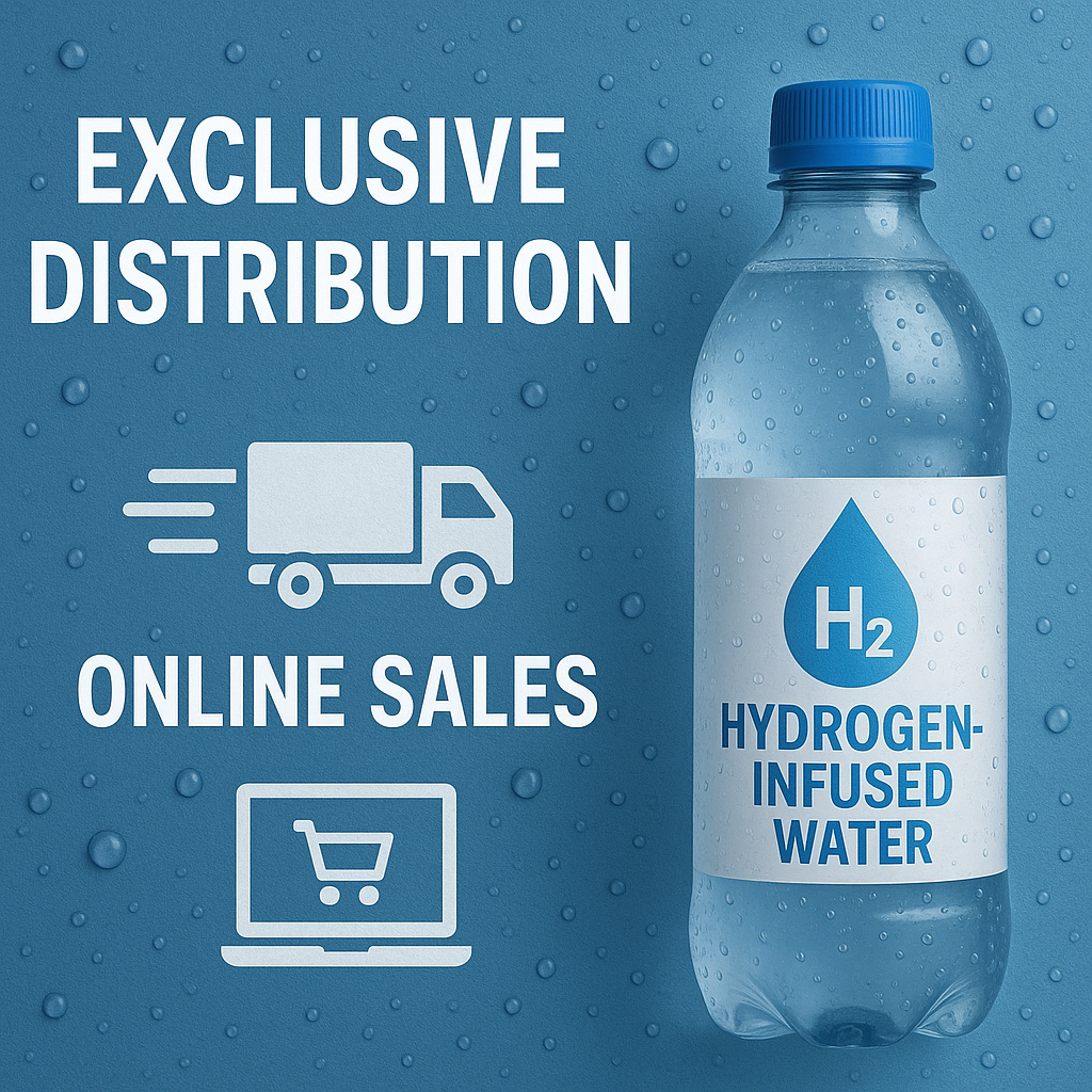Hydrogen Water Exclusive Distribution w/ e-Commerce Store