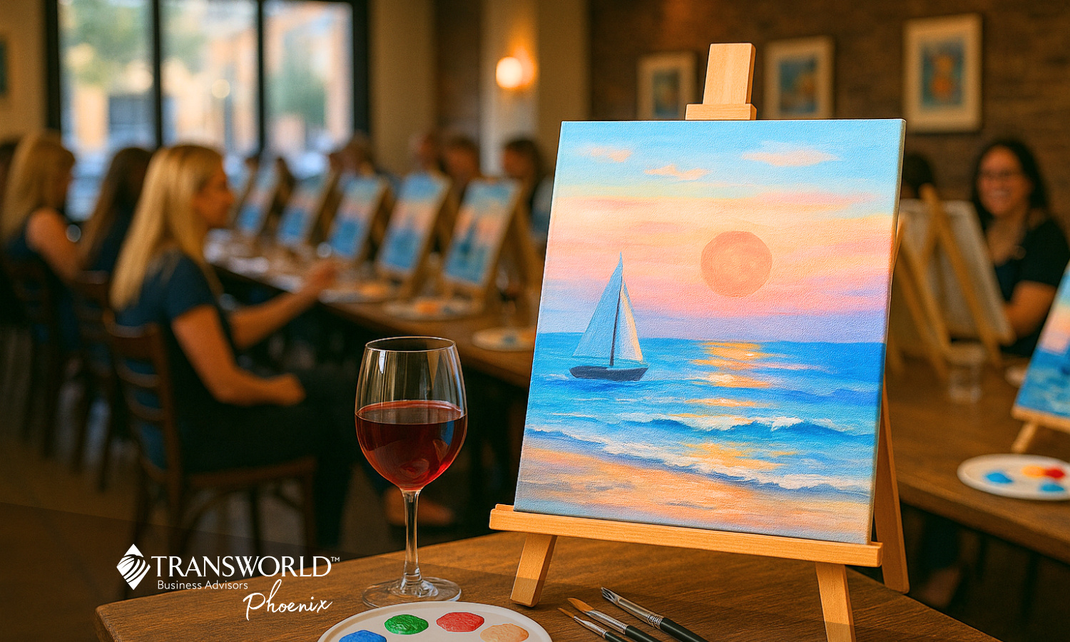 Popular Paint and Sip- Business For Sale
