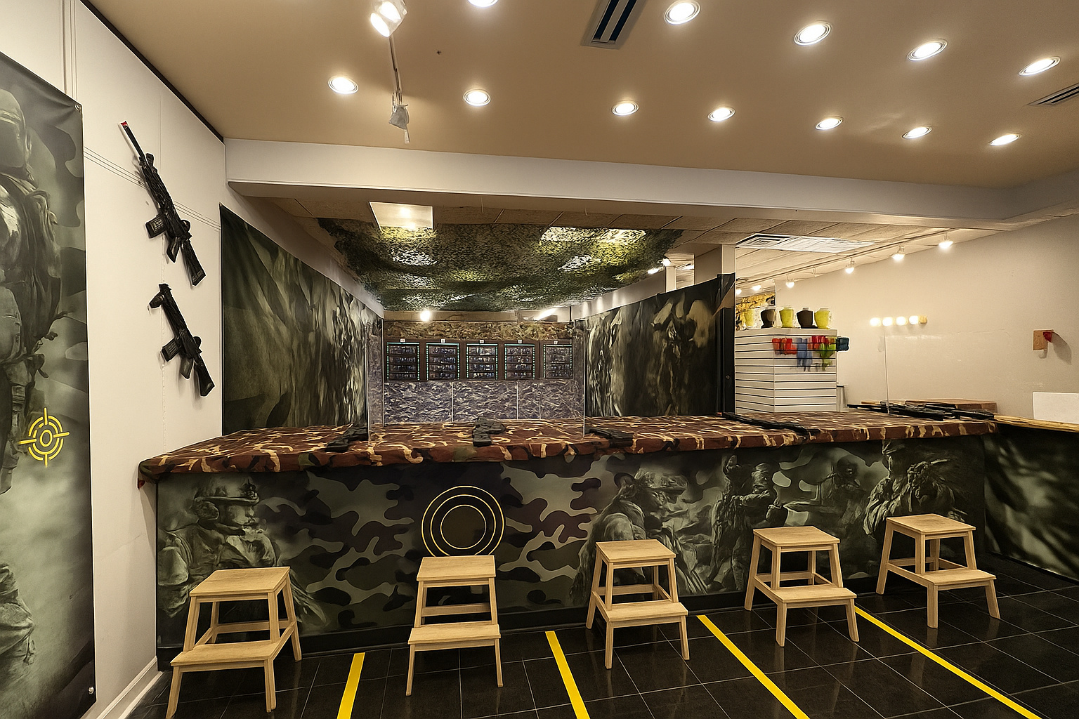 Profitable Airsoft Shooting Range in High-Traffic Shopping Center