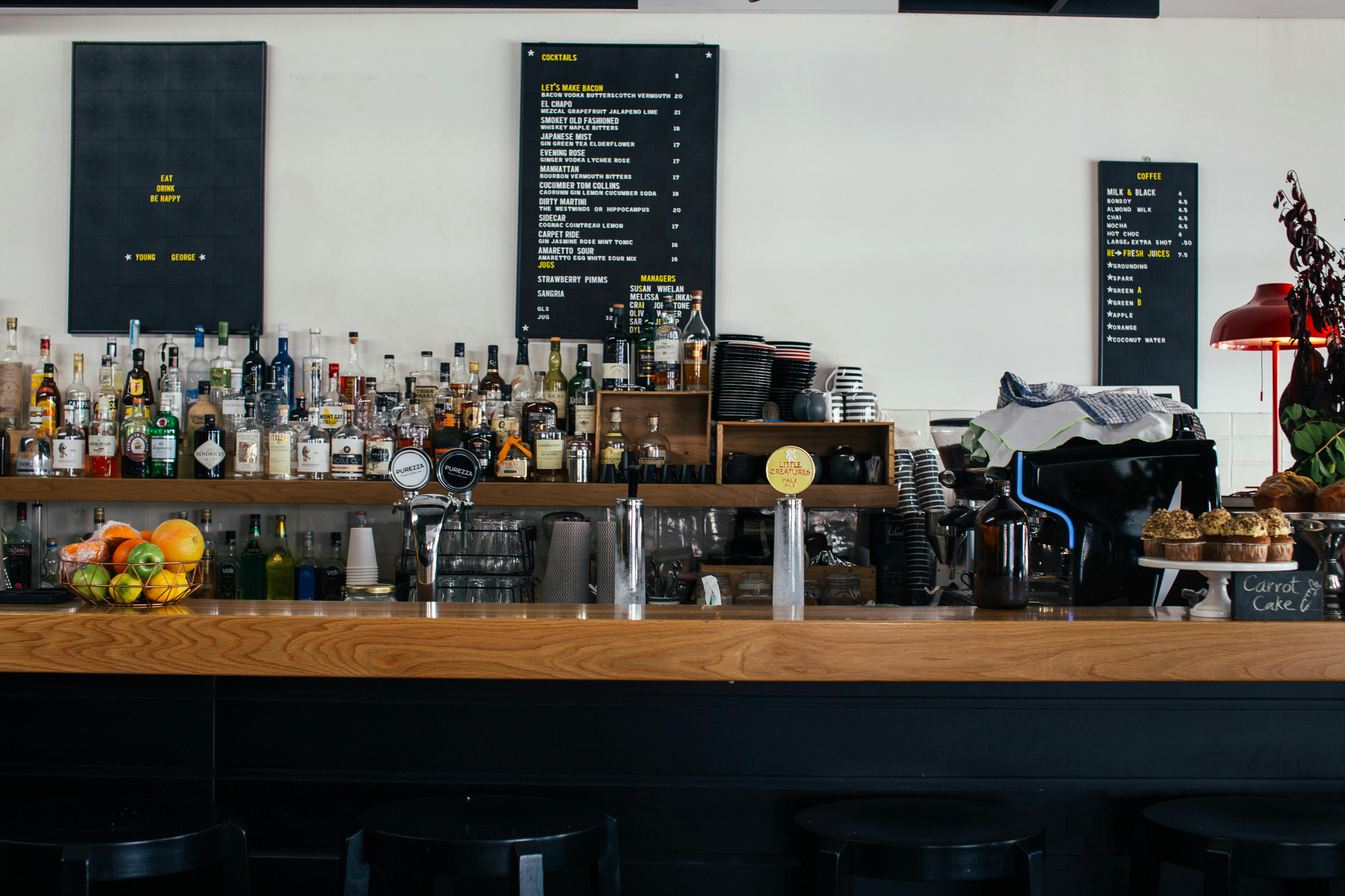 Semi-Absentee Coffee Shop with Full Liquor License Prime Location