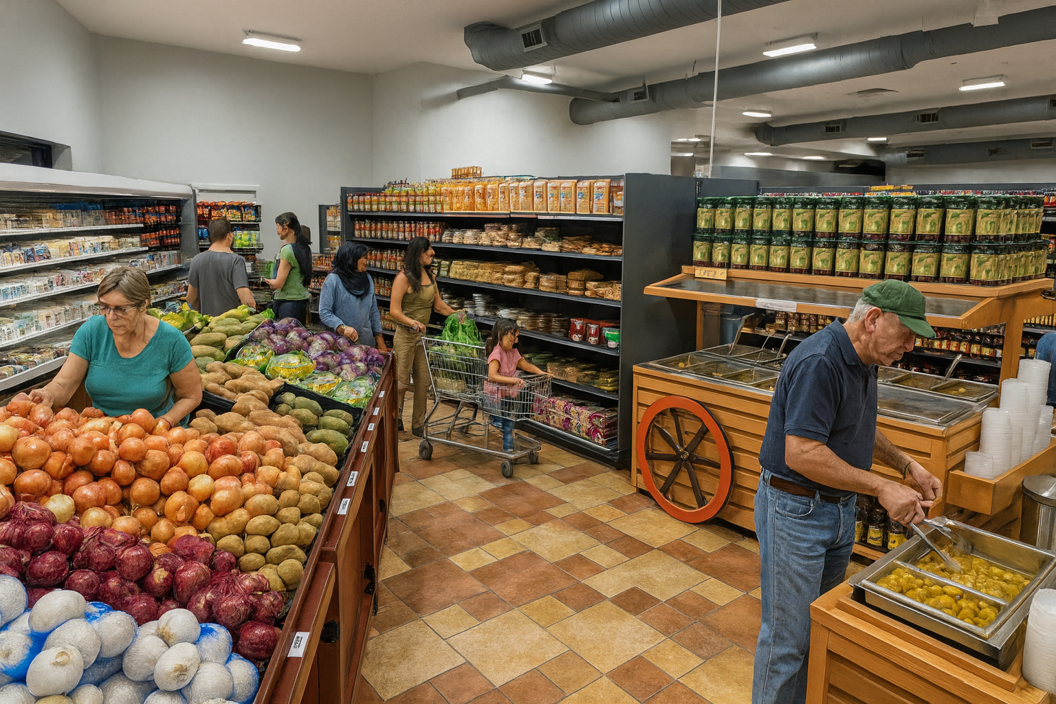 Profitable - Multiple Revenue Streams (Grocery + Kitchen)