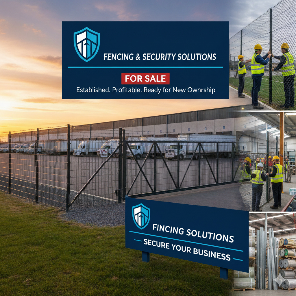 Semi-Absentee, Owner 30+ yr Owned Commercial Fence Company