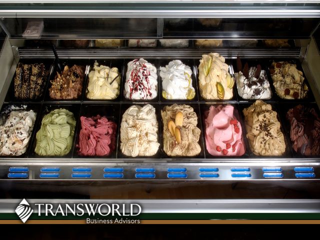 Location location location !!! Gelato shop